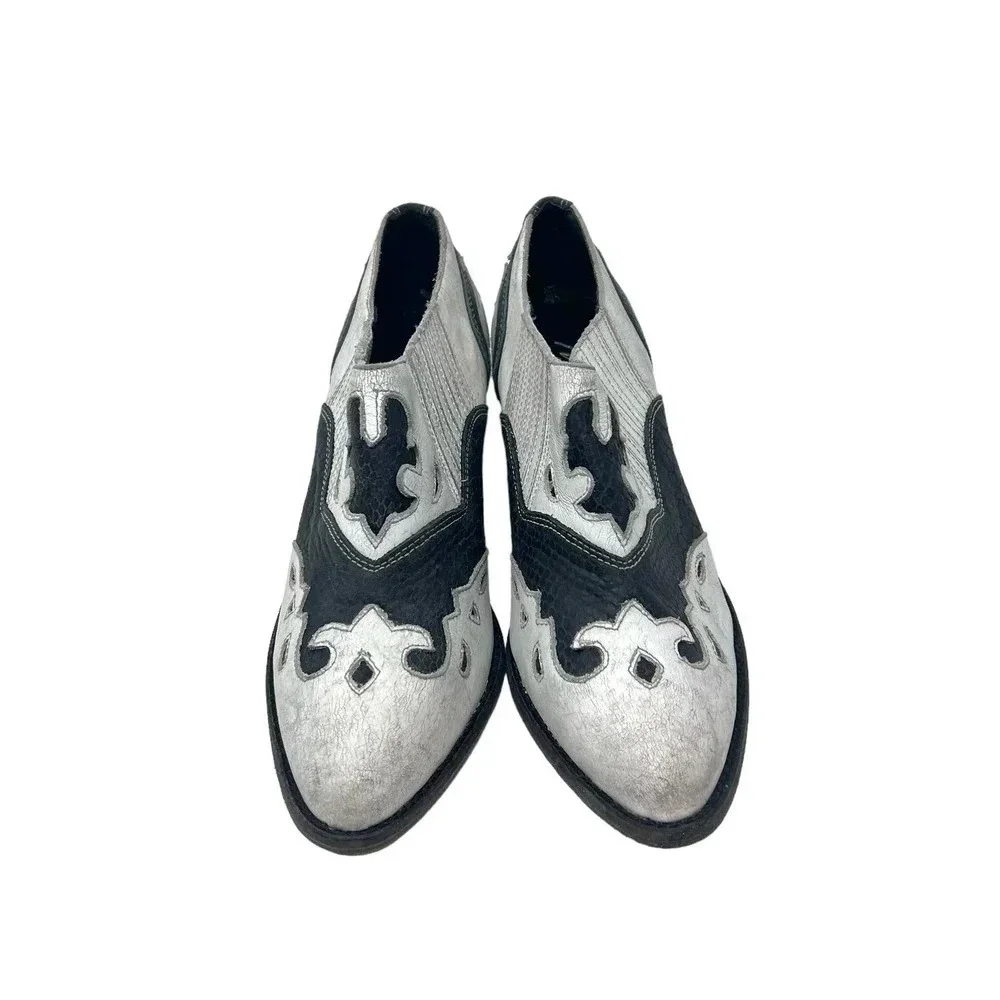 Matisse steely leather